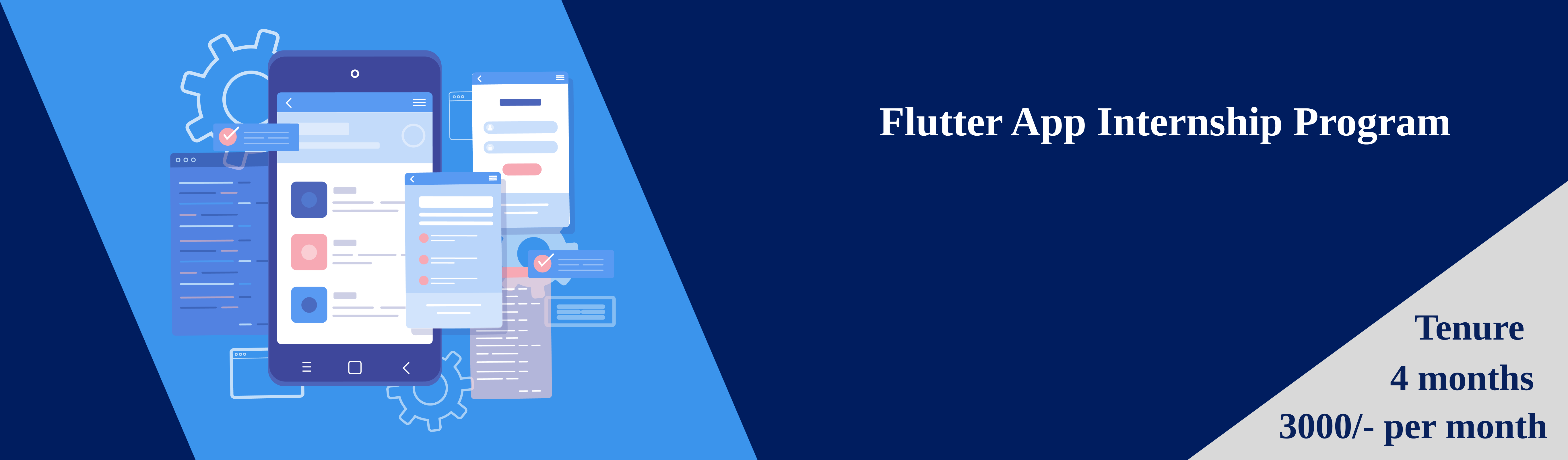 flutter app development internship